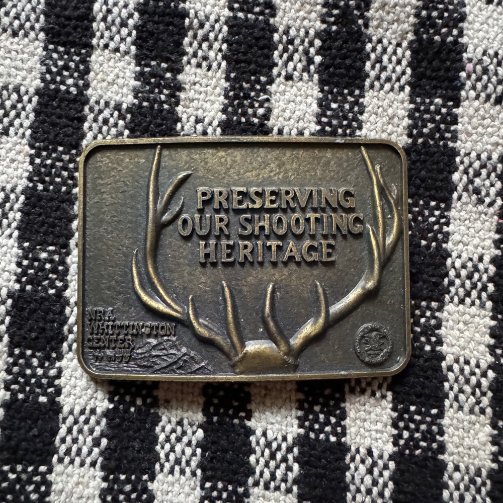 Belt Buckle: Preserving Our Shooting Heritage
